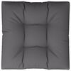 vidaXL Pallet Cushion Anthracite 70x70x12 cm Fabric
