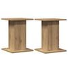 vidaXL Speaker Stands 2 pcs Artisian Oak 30x30x40 cm Engineered Wood