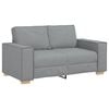 vidaXL 2-Seater Sofa Light Grey 160x78x84 cm Fabric