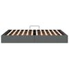 vidaXL Storage Bed with Mattress Dark Grey 153 x 203 cm Fabric