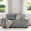 vidaXL 2-Seater Sofa Light Grey 120 cm Fabric