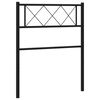 vidaXL Metal Replace Headboard Black 90 cm