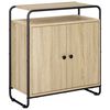 vidaXL Sideboard Sonoma Oak 68 x 35 x 75 cm Engineered Wood