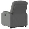 vidaXL Stand up Recliner Chair Dark Grey Fabric