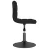 vidaXL Swivel Dining Chairs 2 pcs Black Velvet