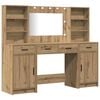 vidaXL Dressing Table Set 3 pcs Artisan Oak Engineered Wood