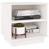 vidaXL Bedside Cabinets 2 pcs White 40x34x40 cm Solid Wood Pine