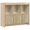 vidaXL Sideboard Sonoma Oak 98.5 x 33 x 80 cm Engineered Wood