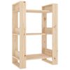 vidaXL Book Cabinet/Room Divider 60x35x91 cm Solid Wood Pine