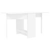 vidaXL Dinning Table 138 x 70 x 73.5 cm Engineered Wood White