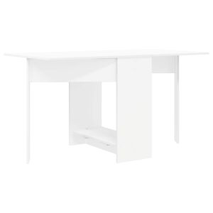 vidaXL Dinning Table 138 x 70 x 73.5 cm Engineered Wood White