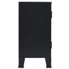 vidaXL Sideboard Metal Industrial Style 120x35x70 cm Black