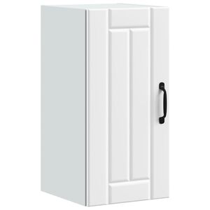 vidaXL Kitchen Wall Cabinet Lucca White Engineered Wood