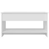 vidaXL Coffee Table White 102x50x52,5 cm Engineered Wood