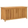 vidaXL Garden Storage Box 120x50x58 cm Solid Teak Wood