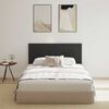 vidaXL Headboard Black Oak 160 x 1.5 x 80 cm Engineered Wood