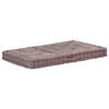 vidaXL Pallet Floor Cushions 2 pcs Cotton Taupe