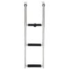 vidaXL Folding Boarding Ladder 3-step Stainless Steel
