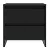 vidaXL Bedside Cabinets 2 pcs Black 45x34.5x44.5 cm Engineered Wood