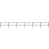 vidaXL Garden Fence with Spear Top Steel 1005x150 cm Black