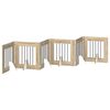 vidaXL Foldable Dog Gate with Stands 6 pcs Sonoma Oak 362 cm