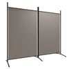 vidaXL 2-Panel Room Divider Anthracite 175x180 cm Fabric