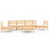 vidaXL 6 Piece Garden Lounge Set Solid Pinewood