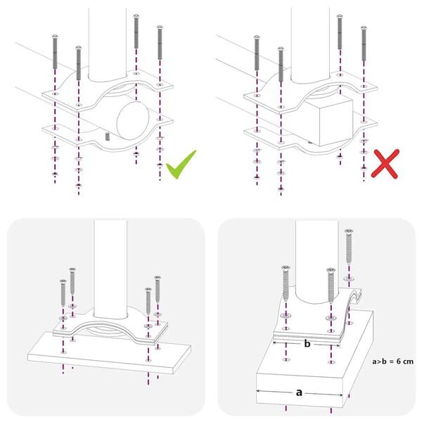 vidaXL Patio Retractable Side Awning 80x300 cm Black