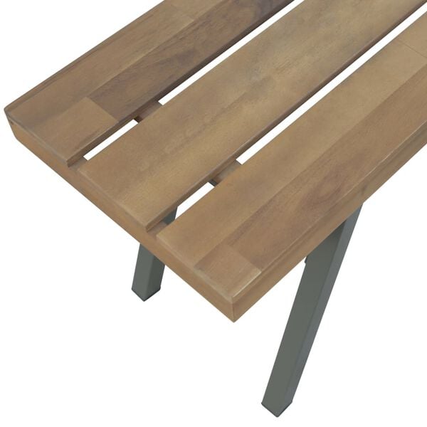 vidaXL Garden Bench 120 cm Solid Acacia Wood