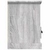 vidaXL TV Cabinet Grey Sonoma 100x35x50 cm Engineered Wood