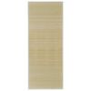 vidaXL Carpet | Natural bamboo | Bamboo | 80 x 200 cm | Non-slip | Bamboo Rug