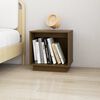 vidaXL Bedside Cabinet Honey Brown 40x30x40 cm Solid Wood Pine