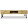 vidaXL TV Cabinet 120x35x35 cm Solid Teak