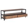 vidaXL TV Cabinet with 2 Drawers 120x30x40 cm Solid Pine Wood