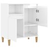 vidaXL Sideboard High Gloss White 60x35x70 cm Engineered Wood