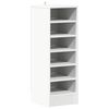 vidaXL Shoe cabinets 31.5 x 35 x 90 cm White 6 compartments