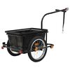 vidaXL Bike Trailer Black 50 L
