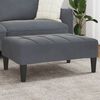 vidaXL Footstool Dark Grey 77x55x31 cm Velvet