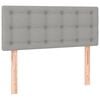 vidaXL Headboards Black 160x5x78/88 cm Fabric