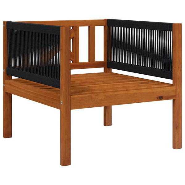 vidaXL Garden Chair with cushion Solid Acacia Wood