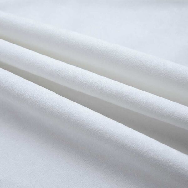vidaXL Blackout Curtains with Metal Rings 2 pcs Off White 140x245 cm