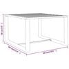 vidaXL Coffee Table Aluminium Anthracite