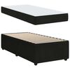 vidaXL Bed Frame with Mattress Black 90 x 190 cm Fabric