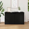 vidaXL Cat House Black 85 x 55 x 50.5 cm Engineered Wood
