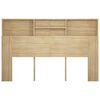 vidaXL Headboard Cabinet Sonoma Oak 160x19x103.5 cm