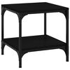 vidaXL Coffee Table Black 50x50x40 cm Engineered Wood