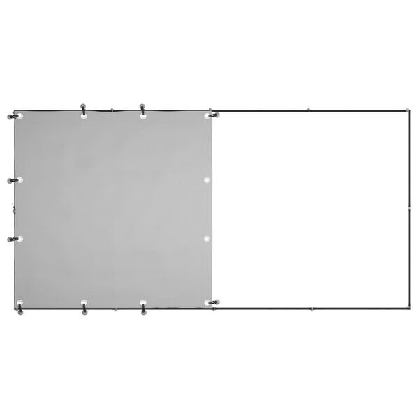 vidaXL Dog Kennel Black 2.42 m&sup2; Steel