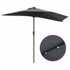 vidaXL Garden Parasol Anthracite 294 x 150 x 223 cm