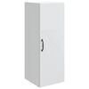 vidaXL Wall-Mounted Cabinet White 33 x 34.5 x 90 cm Engineered Wood