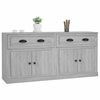 vidaXL Sideboards 2 pcs Grey Sonoma Engineered Wood